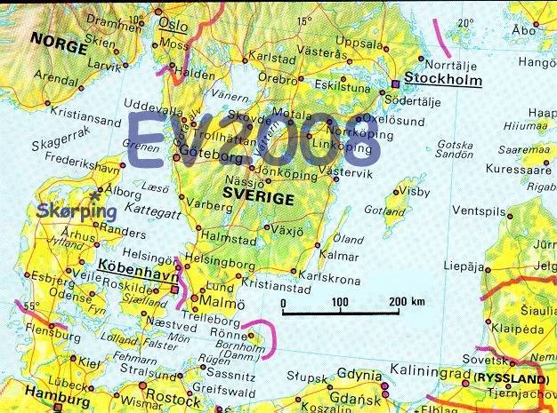 EV2008 oversiktskart